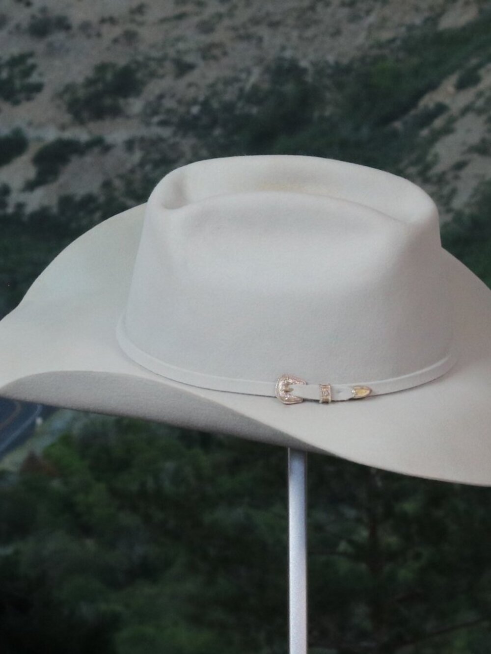 Vintage Stetson 4x beaver Cowboy hat, 7 ¼, customized